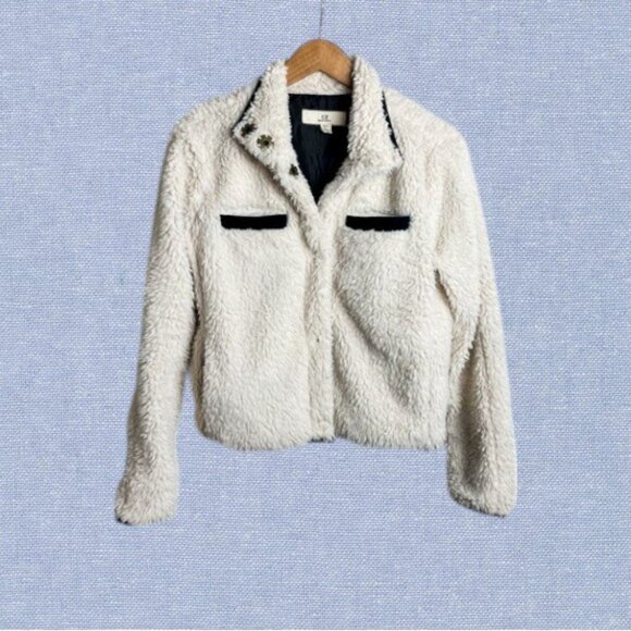 🛎️ 5/$20 Thread + Supply Soho Faux Shearling Jacket Coat Size S - Picture 1 of 16